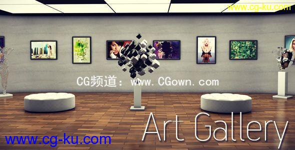 艺术画廊 Art Gallery AE模板的图片1