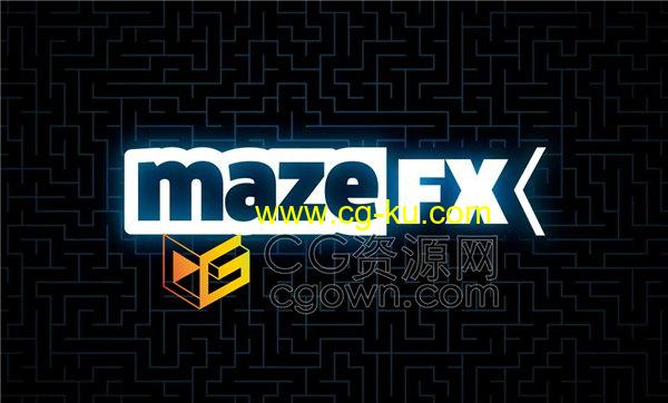 mazeFX v1.32 AE脚本生成迷宫地图通关路径动画工具的图片1