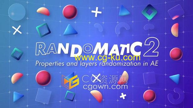 AE脚本Randomatic v2.03 控制2D/3D图层颜色属性随机动画的图片1