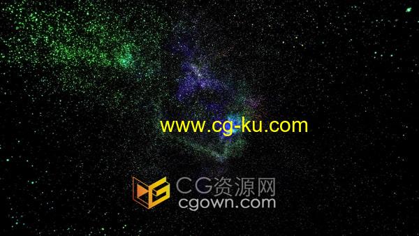 穿越美丽3D星云宇宙银河系场景动画视频素材下载的图片1