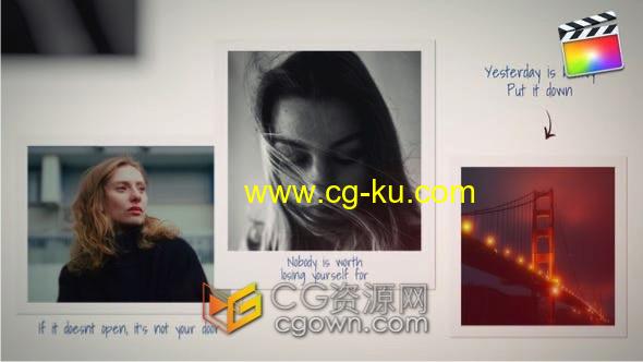 FCPX插件-照片回屋浪漫爱情甜蜜婚礼电子视频相册动画模板的图片1