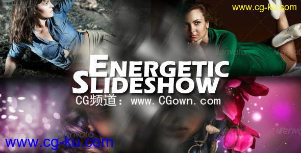 精力充沛幻灯片Videohive Energetic Slideshow AE模板的图片1