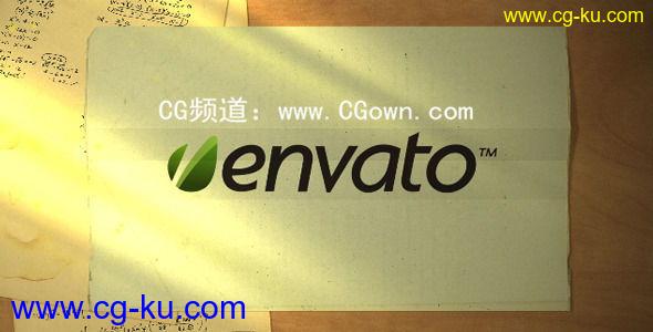 纸飞机标志演绎Videohive Paper Plane Logo Reveal AE模板的图片1