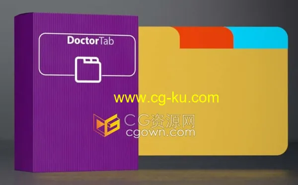 C4DZone Doctor Tab v2.0 Cinema 4D标签式工程菜单工具插件的图片1