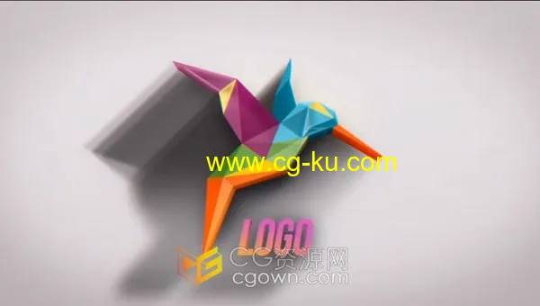 柔和阴影效果Minimal Logo 标志动画AE模板的图片1