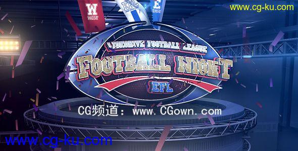 足球之夜体育频道包装第二套Videohive Football Night V.2 AE模板的图片1