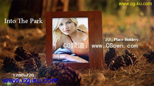 公园主题相册制作Videohive Into The Park V1 AE模板的图片1