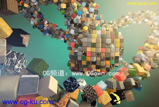 C4D纹理贴图预设包V3.0版 GreyScaleGorilla Texture Kit Pro 3.0 For Cinema 4D的图片1