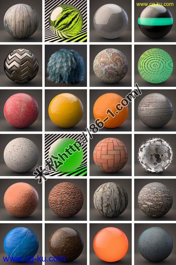 C4D纹理贴图预设包V3.0版 GreyScaleGorilla Texture Kit Pro 3.0 For Cinema 4D的图片2