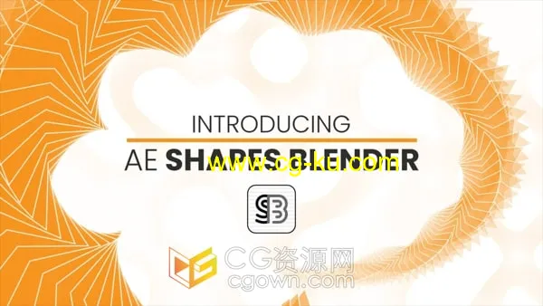 AE Shapes Blender 1.0.1脚本制作混合形状图形路径偏移循环动画的图片1