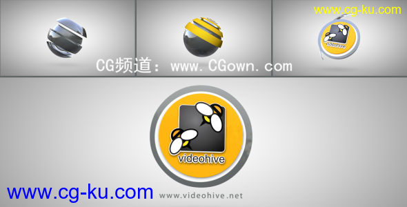 科技标志演绎Videohive Hi Tech Logo Reveal AE模板的图片1