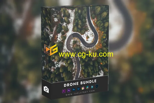 Drone Bundle Collection超强大的无人机航拍照片和视频Luts调色预设的图片1