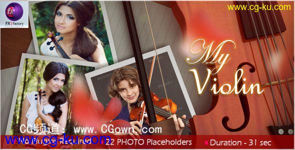 我的小提琴相册Videohive My Violin AE模板的图片1