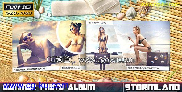 性感夏季相册Videohive Summer Photo Album AE模板的图片1