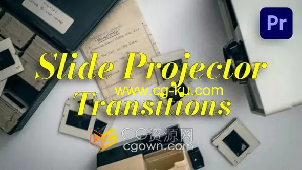 PR转场模板-模仿老式电影放映机幻灯片投影仪过渡Slide Projector Transitions的图片1