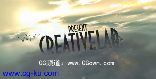 大气天空标题Videohive Up in the Sky AE模板的图片1