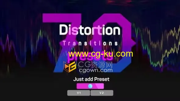 PR转场预设-极端扭曲变形失真过渡Distortion Transitions Presets 2的图片1