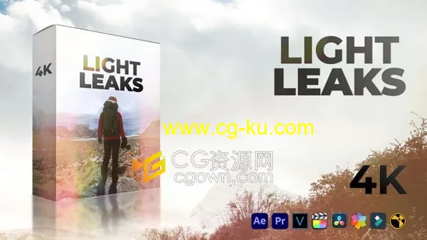 Light Leaks 4K分辨率视频素材61组镜头漏光闪烁光效叠加动画效果的图片1