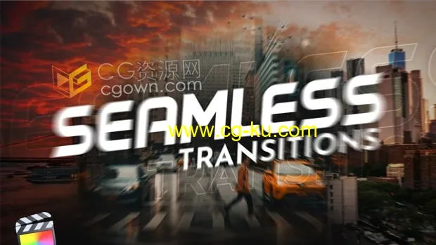 Seamless Transitions FCPX插件80种无缝过渡视频转场模拟镜头移动缩放平移透视变化的图片1