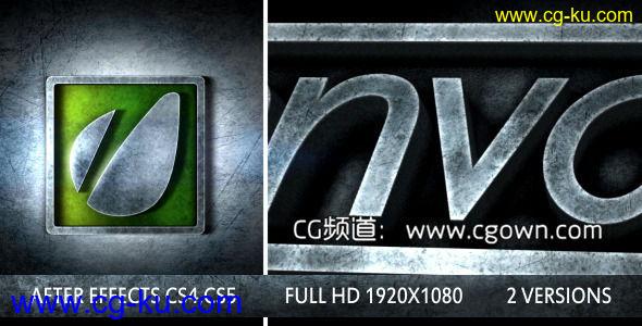 电影油渍石三维标志Videohive Cinematic Grunge Stone 3D Logo Opener AE模板的图片1