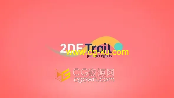 2DF Trail AE预设双色彩色拖影轨迹动画生成器MG图形工具的图片1