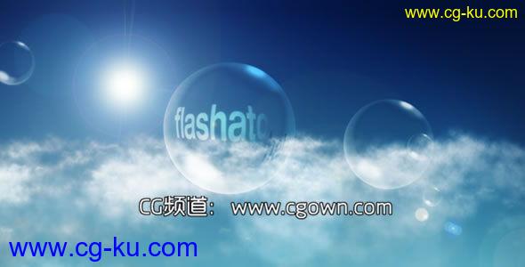 天空中漂亮的水晶气泡Videohive Air Plus AE模板的图片1