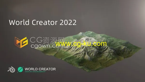 World Creator 2022.1.1b 三维地形景观生成软件的图片1