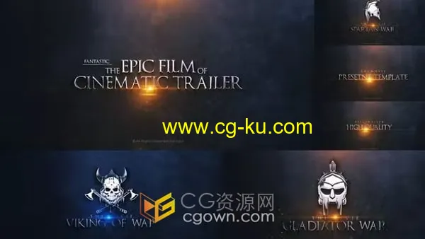 AE模板-史诗冒险动作战争军事电影预告片Epic Cinematic Trailer的图片1