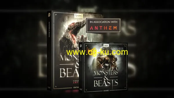 Monsters & Beasts 4957种动物野兽怪物咆哮嘶嘶呻吟声游戏或电影音效素材的图片1