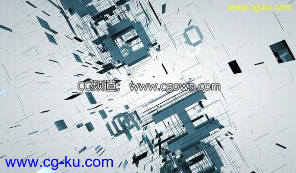 C4D文本内爆破碎片头教程Cinema 4D Text Implosion Tutorial的图片1