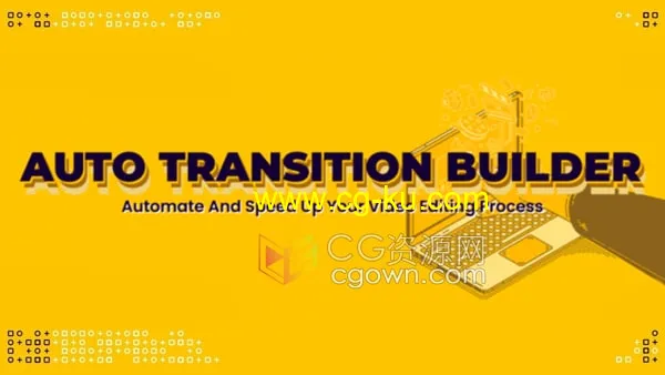 Auto Transition Builder v1.0.1 AE脚本大量转场预设自动编辑与使用的图片1