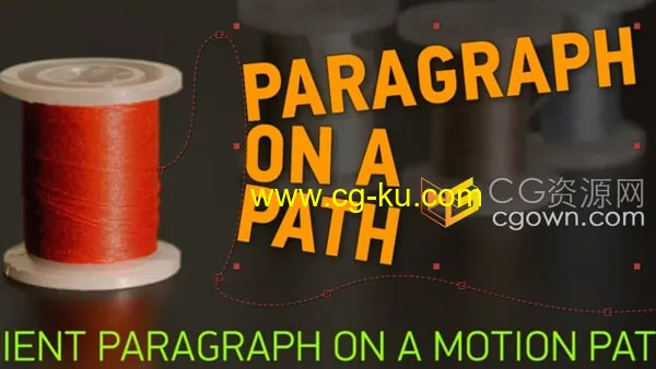 Paragraph on a Path v1.2.0 AE脚本路径排列文字标题MG动画工具的图片1