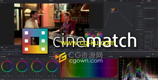 CineMatch v1.10 Resolve达芬奇插件摄像机色彩空间匹配调色工具的图片1