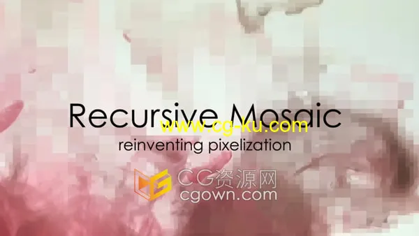 Recursive Mosaic v1.2.0 AE/PR插件网格像素化马赛克效果的图片1