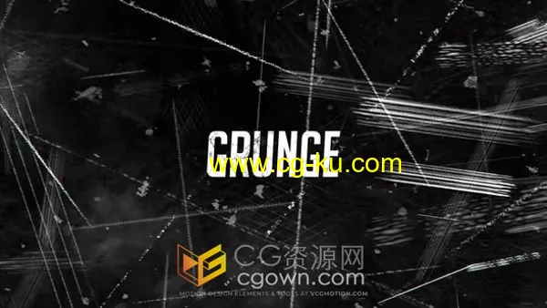 AE模板-25个动画叠加层Grunge抽象划痕效果邋遢纹理背景元素的图片1