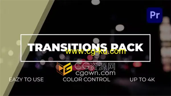 PR模板-16个基本图形过渡Transitions Pack的图片1