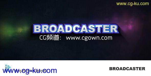 概念和创意时尚包装Videohive BroadCaster AE模板的图片1