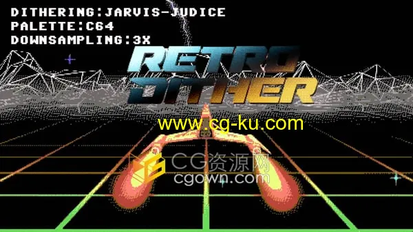 RetroDither v1.7 AE/PR插件复古游戏机8bit比特像素风格化的图片1