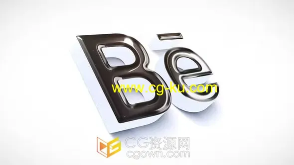 干净明亮3D挤压三维LOGO动画视频片头AE模板的图片1