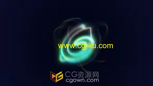 霓虹灯发光LOGO动画视频片头AE模板的图片1