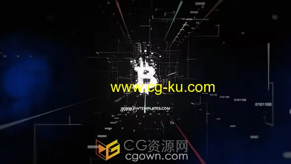 高科技HUD特效LOGO视频片头动画AE模板的图片1