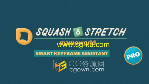 Squash & Stretch Pro 1.2.004 AE脚本卡通MG动画动作预设+音效的图片1