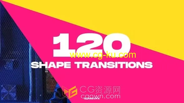 120 Shape Transitions图形动画过渡转场视频效果AE模板的图片1