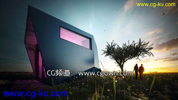 3ds Max – Making of Cubus House with V-Ray教程的图片1