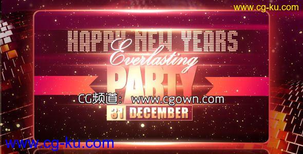 新年派对华丽包装 New Years Party AE模板的图片1