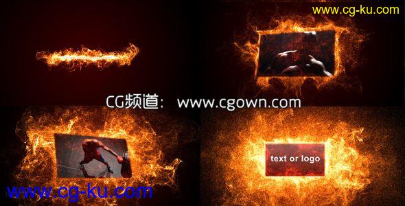 很火爆粒子效果Videohive Hot particles AE模板的图片1