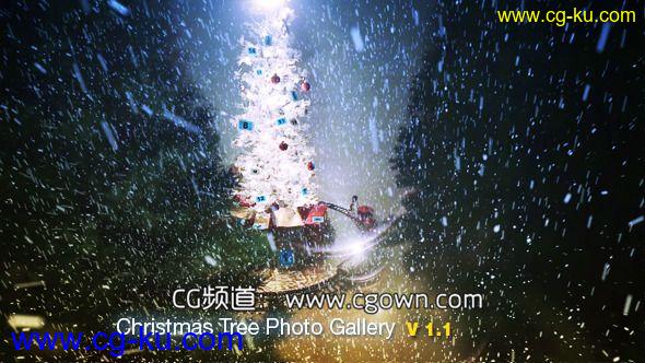 圣诞树相册包装Videohive Christmas Tree Photo Gallery AE模板的图片1