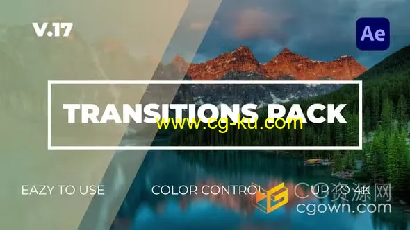 视频过渡工具包Transitions Pack V17-AE转场模板下载的图片1