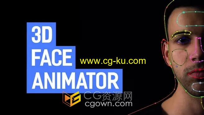 创建3D逼真人脸肖像照片动画3D Face Animator-AE模板的图片1