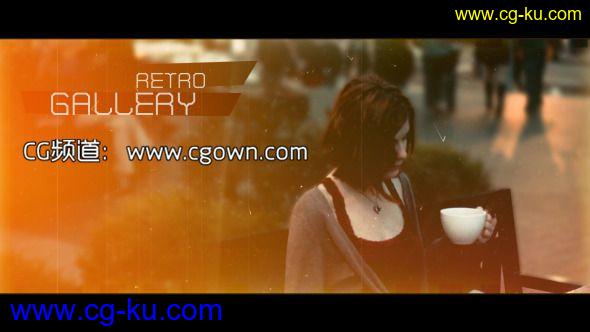 复古图库Videohive Retro Gallery AE模板的图片1